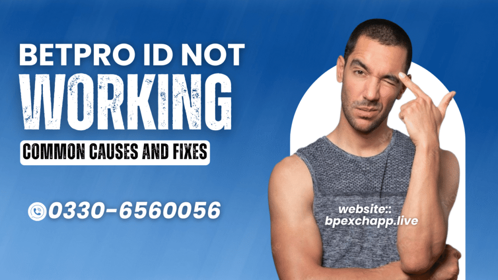 BetPro ID Not Working Common Causes and Fixes